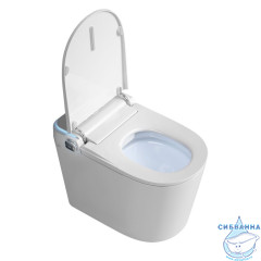 Унитаз приставной Abber Bequem AC1117S с сиденьем Soft Close (микролифт) (белый)