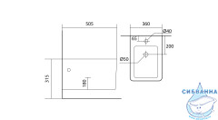 Биде подвесное Aquatek Либра AQ0506N-00 (без сиденья)