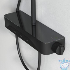 Душевая система Am.Pm Func 300 1 режим F078F722 (черный матовый)