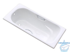 Чугунная ванна Goldman Donni 180x80 с ножками и ручками
