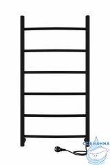 Полотенцесушитель электрический Indigo Arc П5 30х70 черный муар (с возможностью скрытого подключения, подключение R/L)