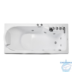 Акриовая ванна Gemy G9006-1.7 B R 172х77 с гидромассажем