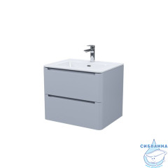 Тумба с умывальником, подвесная, 60 см, светло-серый, Edifice, IDDIS, EDI60L0i95K  подходит умыв. 0106000i28