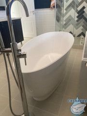 Ванна из литьевого мрамора New Line Sanitary Адель 157х70 (без перелива)