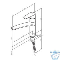 Смеситель для кухни Am.Pm Gem F90A00000 (хром)