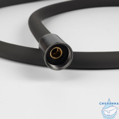 Шланг для душа, графитовый матовый, силиконовый, 1,2м, Optima Home, IDDIS, OPH12GLi19