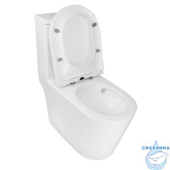 Унитаз напольный безободковый Azario Scala с бачком и сиденьем Soft Close (микролифт) AZ-8101
