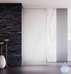 Walk-in Veconi Корато 90 профиль хром, стекло дождь KR81R-90-06-C8