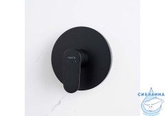 Встраиваемый смеситель для душа  Aquatek Ника AQ1866MB (черный матовый)