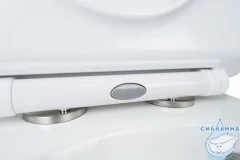 Унитаз напольный безободковый Azario Fretta Round с бачком и сиденьем Soft Close (микролифт) AZ-7121