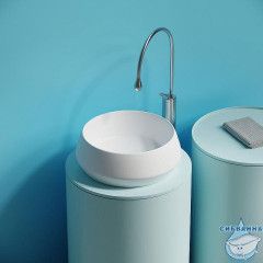  Раковина на столешницу 40 см Ceramicanova Maya CN12004MW (белый матовый)