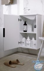 Тумба Aqwella Accent 42 c раковиной Малага 42 белый