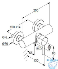 Смеситель для душа Kludi Bozz 388315376 (белый матовый)