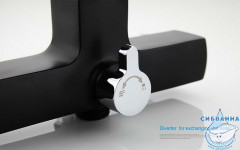 Смеситель для ванны Gappo G2250 с аксессуарами (черный матовый)