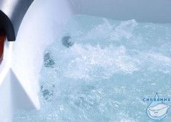 Акриовая ванна Gemy G9052 II K L 186х151 с гидромассажем