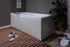 Акриловая ванна Aquanet Riviera 180x80 с каркасом