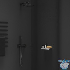 Встраиваемый смеситель для ванны Ravak Espirit X070287 (черный матовый)