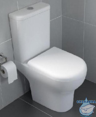 Унитаз напольный безободковый Vitra Zentrum (с бачком и сиденьем Soft Close (микролифт) ) 9824b003-7207