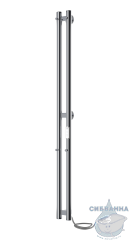 Полотенцесушитель электрический Indigo Style (с таймером) 10х120 хром (с возможностью скрытого подключения, подключение R/L)