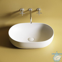  Раковина на столешницу 60 см Ceramicanova Element CN6047MW (белый матовый)