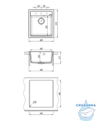 Кухонная мойка ABBER Quarz AQ2901S песочный