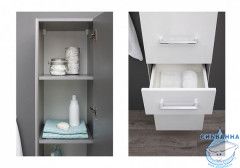 Пенал Aquanet Порто 35 белый 195732