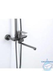 Душевая система Frap F24806-9 250 1 режим (оружейная сталь)