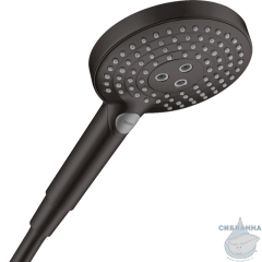 Ручной душ Hansgrohe Raidance Select S 3 режимa 26530670 (черный матовый)