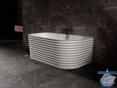 Ванна из искусственного камня ABBER Stein 170x80 AS9652