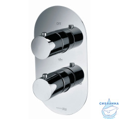 Встраиваемый смеситель для ванны Wasserkraft Berkel 4844 Thermo (хром)
