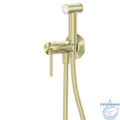 Смеситель ABBER Wasser Kreis 316 AF8125BG с гигиеническим душем, брашированное золото