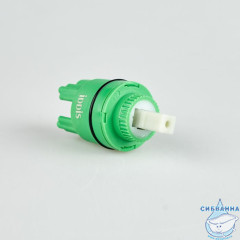 Картридж керамический для смесителя, 35 мм, с ножками, с верхним уплотнителем, IDDIS, 999C35H1SM