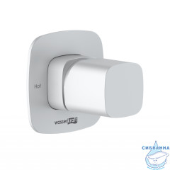 Встраиваемый смеситель для душа Wasserkraft Saale 9551 (белый матовый)