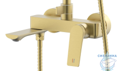 Душевая система Azario Lursy 250 1 режим AZ-K2349MG (золото матовое)