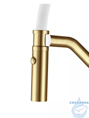 Смеситель для кухни Gappo  G4098-13 (золотой сатин/белый)