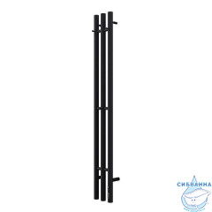 Полотенцесушитель электрический Terminus Tres круглый 16х120 (черный)