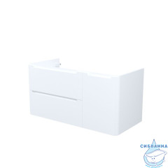 Тумба подвесная, белый, 100 см, Edifice, IDDIS, EDI10W1i95. Подходит умывальник 0101000i28