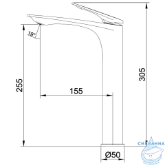 Смеситель для раковины Azario Lursy  AZ-K9049MG (золото матовое)