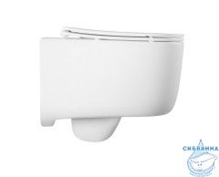 Унитаз подвесной безободковый Aquatek Лугано AQ2002-00 (с сиденьем Soft Close (микролифт) 