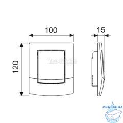 Кнопка смыва TECEambia Urinal 9242140 (белый ,антибактериальная)