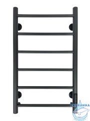 Полотенцесушитель электрический Санприз Аврора П6 40Х70 (графит) (подключение универсальное)