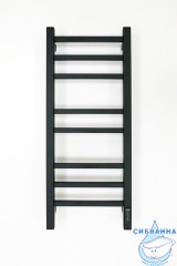 Полотенцесушитель электрический Grois Alex GR-102 30х80 П8 black mat U (черный матовый)