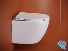 Унитаз подвесной безободковый Ceramicanova Uno Rimless CN11001T с сиденьем быстросъемным Soft Close (микролифт)