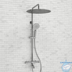 Душевая система Wasserkraft 400 1 режим A188.117.127.010.CH Thermo (хром)