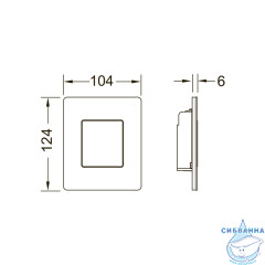 Кнопка смыва TECEsolid Urinal 9242434 (нержавеющая сталь)