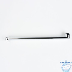 Излив для смесителя, ванна, плоский, нержавеющая сталь, 385 мм, поворотный, хром, IDDIS, 995F39C2SM