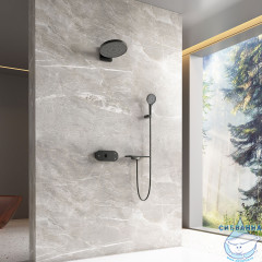 Душевая система Vincea Futura 300 1 режим VSFW-2F12TMB (черный матовый)