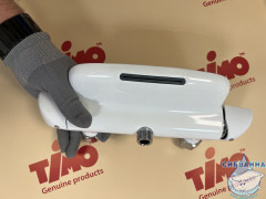 Смеситель для ванны Timo Helmi 4024/00-16Y с аксессуарами (хром/белый)