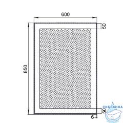 Зеркало Aquanet Алассио 85х60 196632