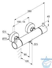 Смеситель для душа Kludi Bozz 352035338  (белый матовый)